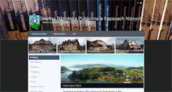 Desktop Screenshot of biblioteka.lapszenizne.pl