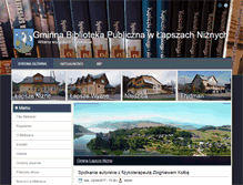 Tablet Screenshot of biblioteka.lapszenizne.pl